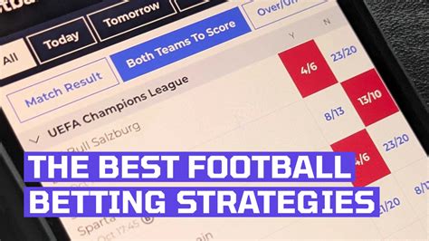 football live betting strategy|Best Football Betting Strategies for 2024 .